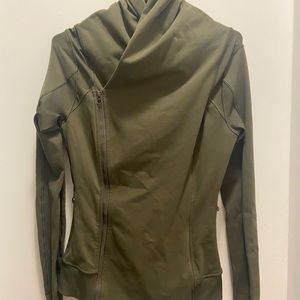 Lululemon olive green zip jacket